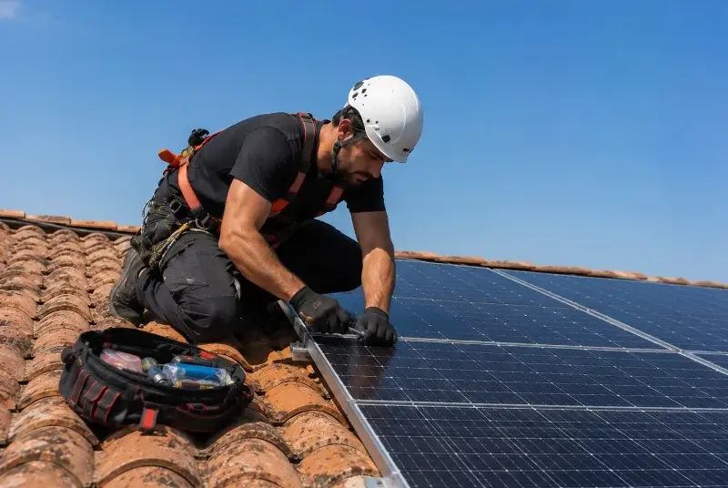 Maintenance et monitoring de panneaux solaires à Fresnes-sur-Escaut
