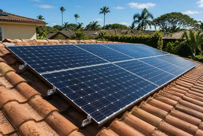 Installation de panneaux solaires à Fresnes-sur-Escaut